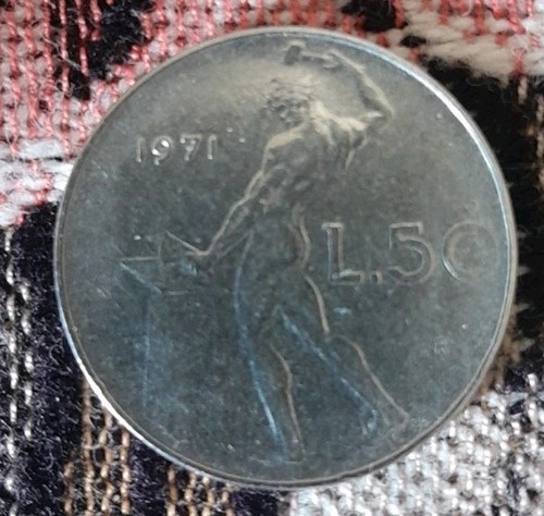 Lire anno 1971 repubblica - 50,