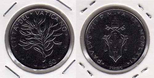 Vaticano paolo 50 lire - vi,
