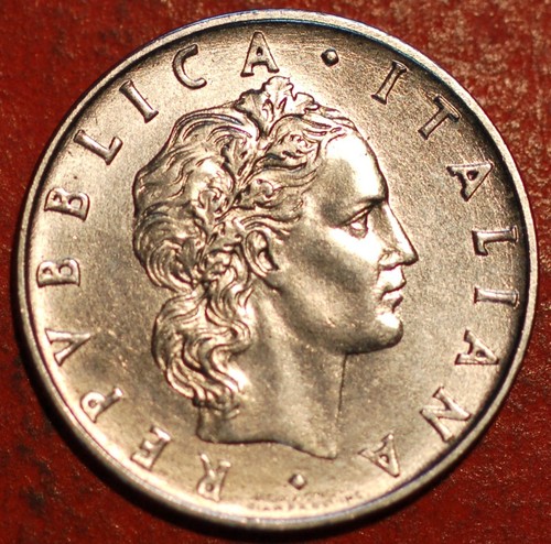 Italia lire 1971 95 1 - 50, km#
