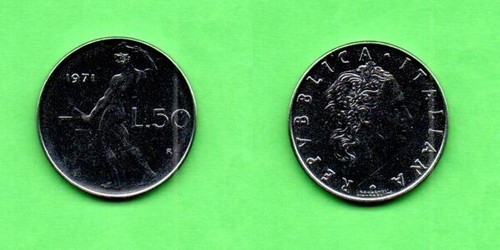Italia lire 50 1971 - lire,