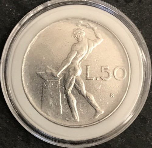 Moneta lire italiane anno - moneta,