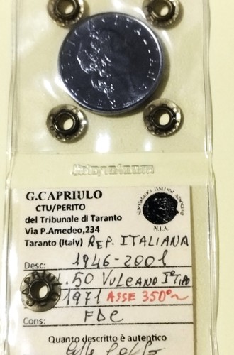 Moneta lire anno 1971 - 50,