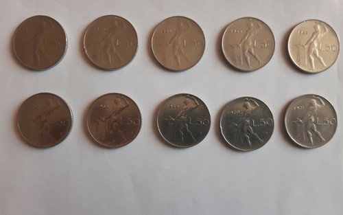 Lotto monete lire - 1-, da