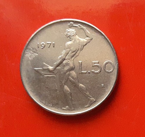 Lire 1971 errore mancanza - 50,